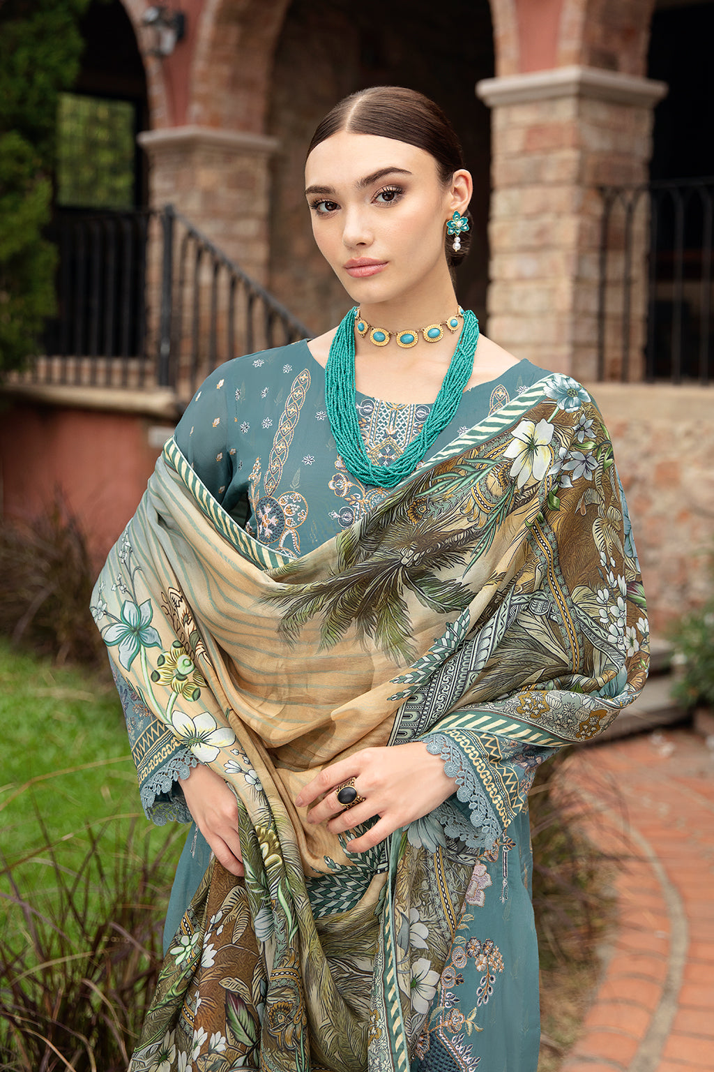 Ramsha | Riwayat Lawn Collection| Y-907 -  Ramsha Luxury - Original Designer Dress - House of Maryam