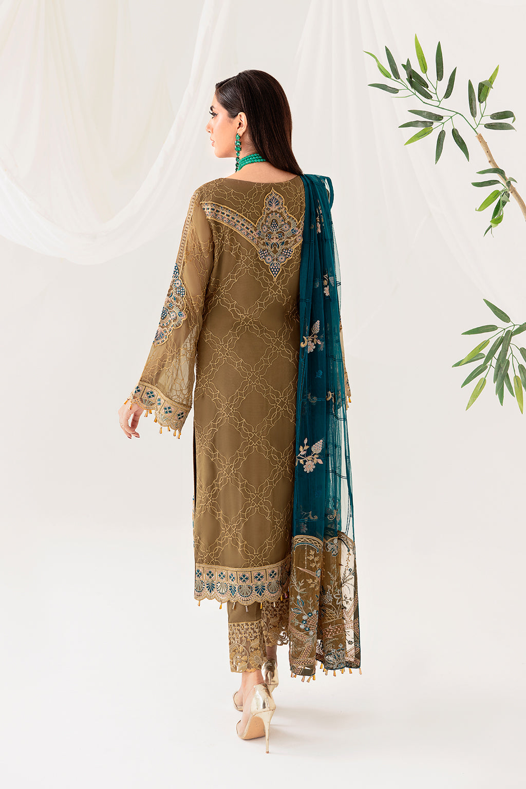 Ramsha | Rangoon Chiffon Collection 24 | D-1012 by Designer Ramsha - House of Maryam - Pakistani Designer Ethnic Wear in {{ shop.shopifyCountryName }}