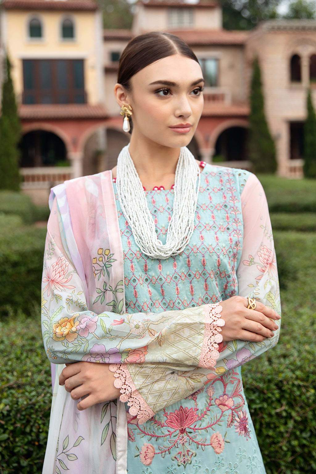 Ramsha | Riwayat Lawn Collection| Y-909 by Designer Ramsha - House of Maryam - Pakistani Designer Ethnic Wear in {{ shop.shopifyCountryName }}