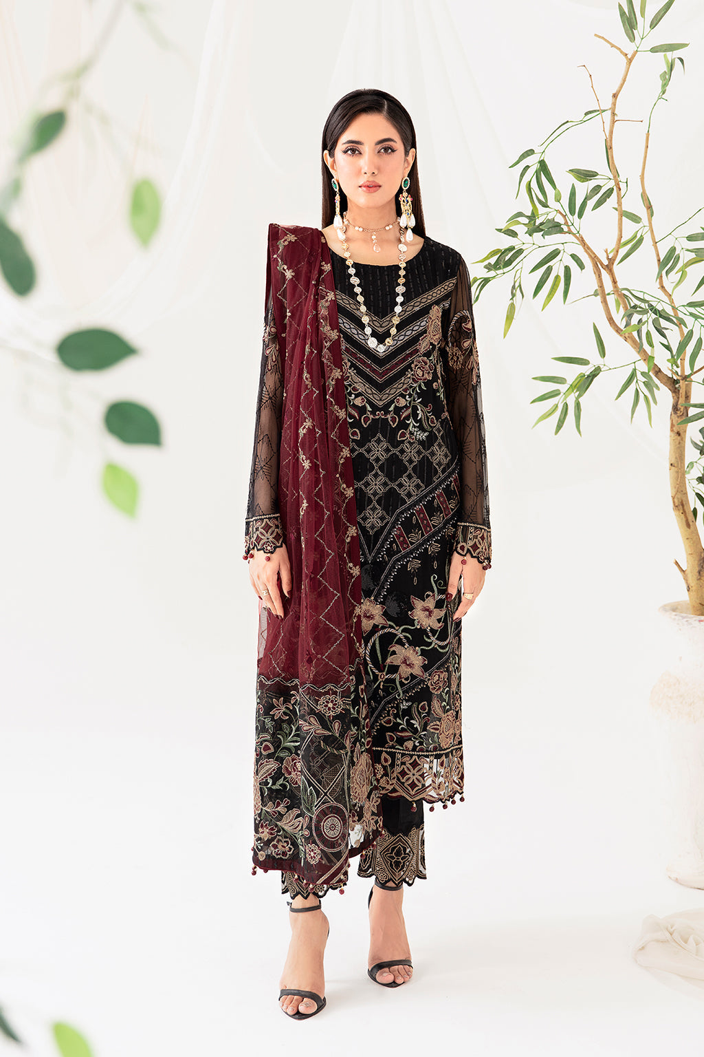 Ramsha | Rangoon Chiffon Collection 24 | D-1008 -  Ramsha Formal - Original Designer Dress - House of Maryam