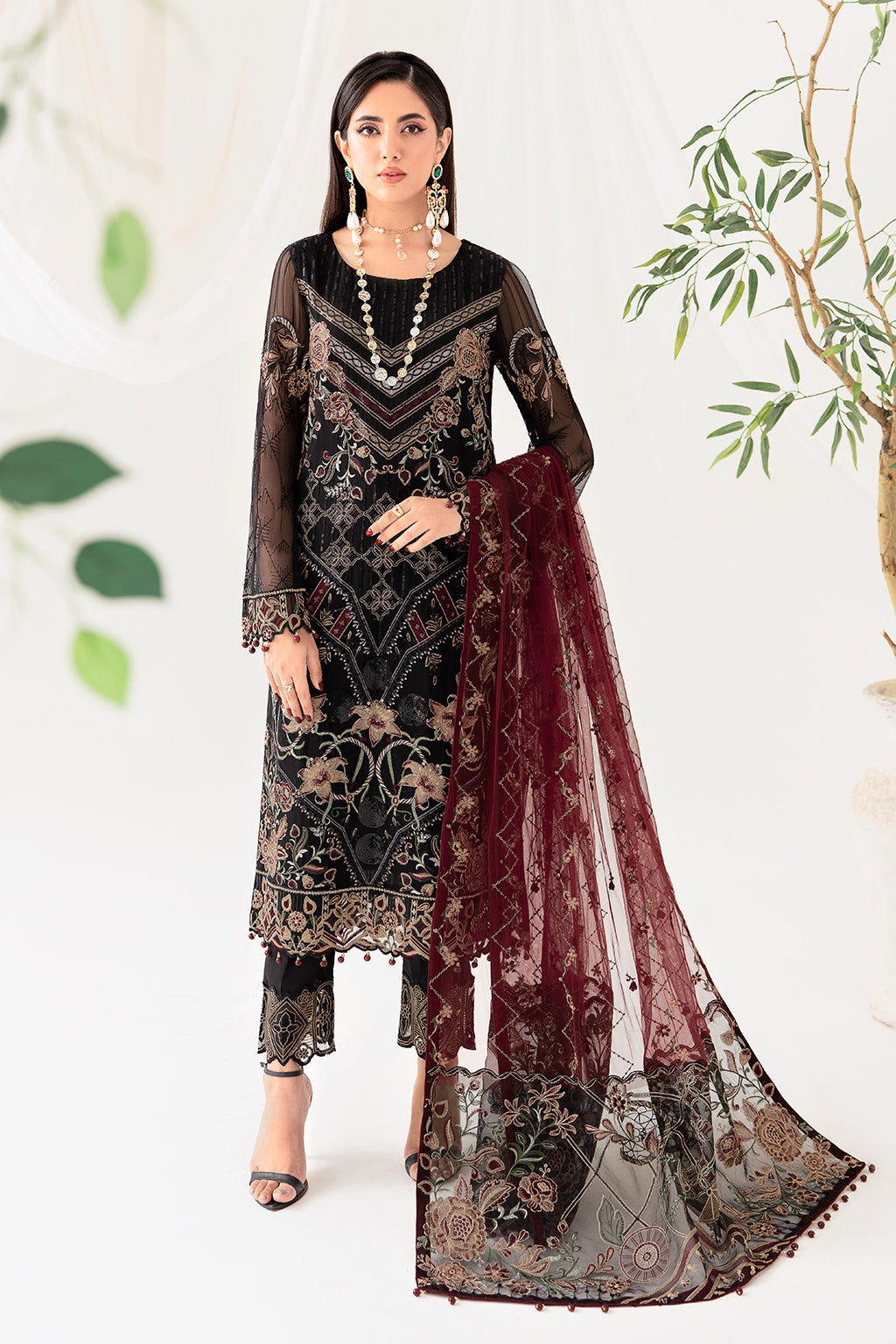 Ramsha | Rangoon Chiffon Collection 24 | D-1008 -  Ramsha Formal - Original Designer Dress - House of Maryam