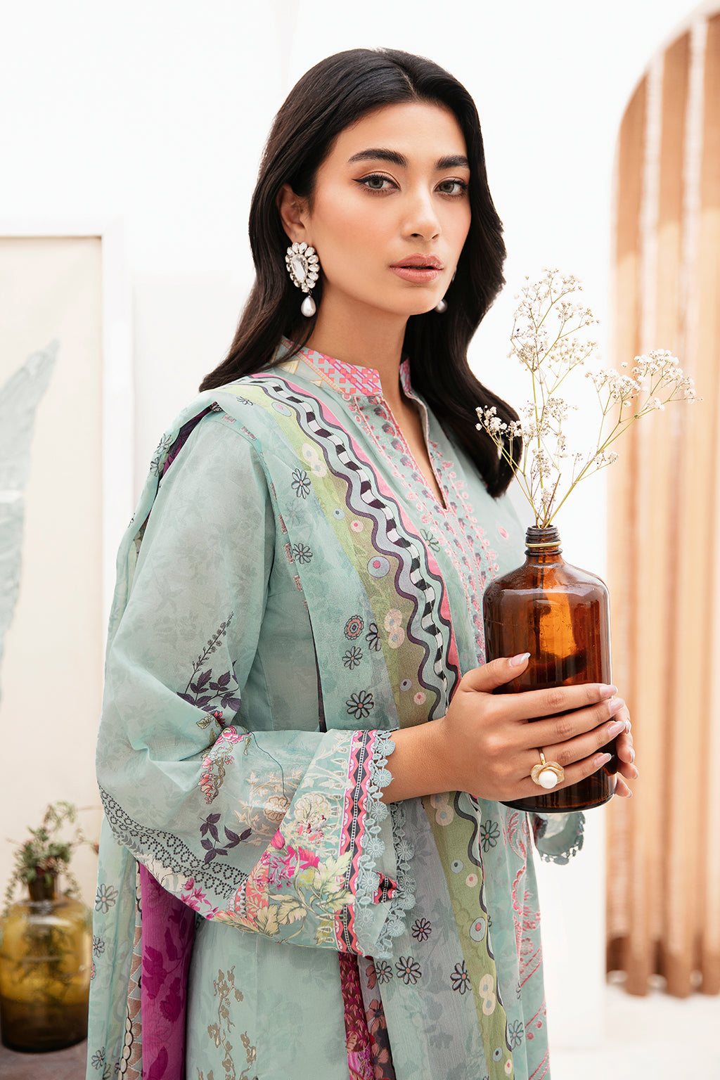 Ramsha | Mashaal Luxury Lawn | L-1110 -  Ramsha Luxury -  House of Maryam