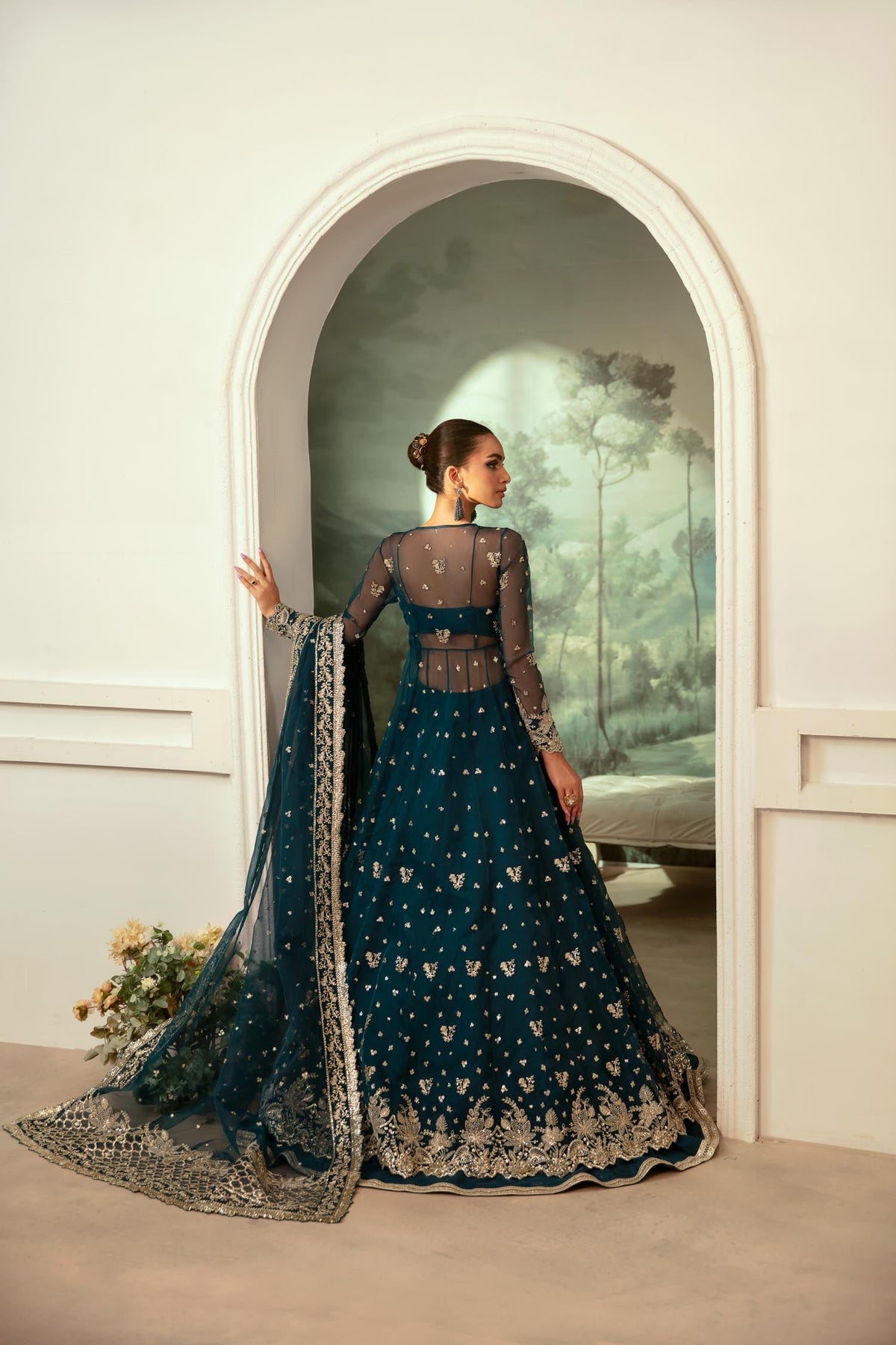 Akbar Aslam Beryl organza formal pret, photo 5