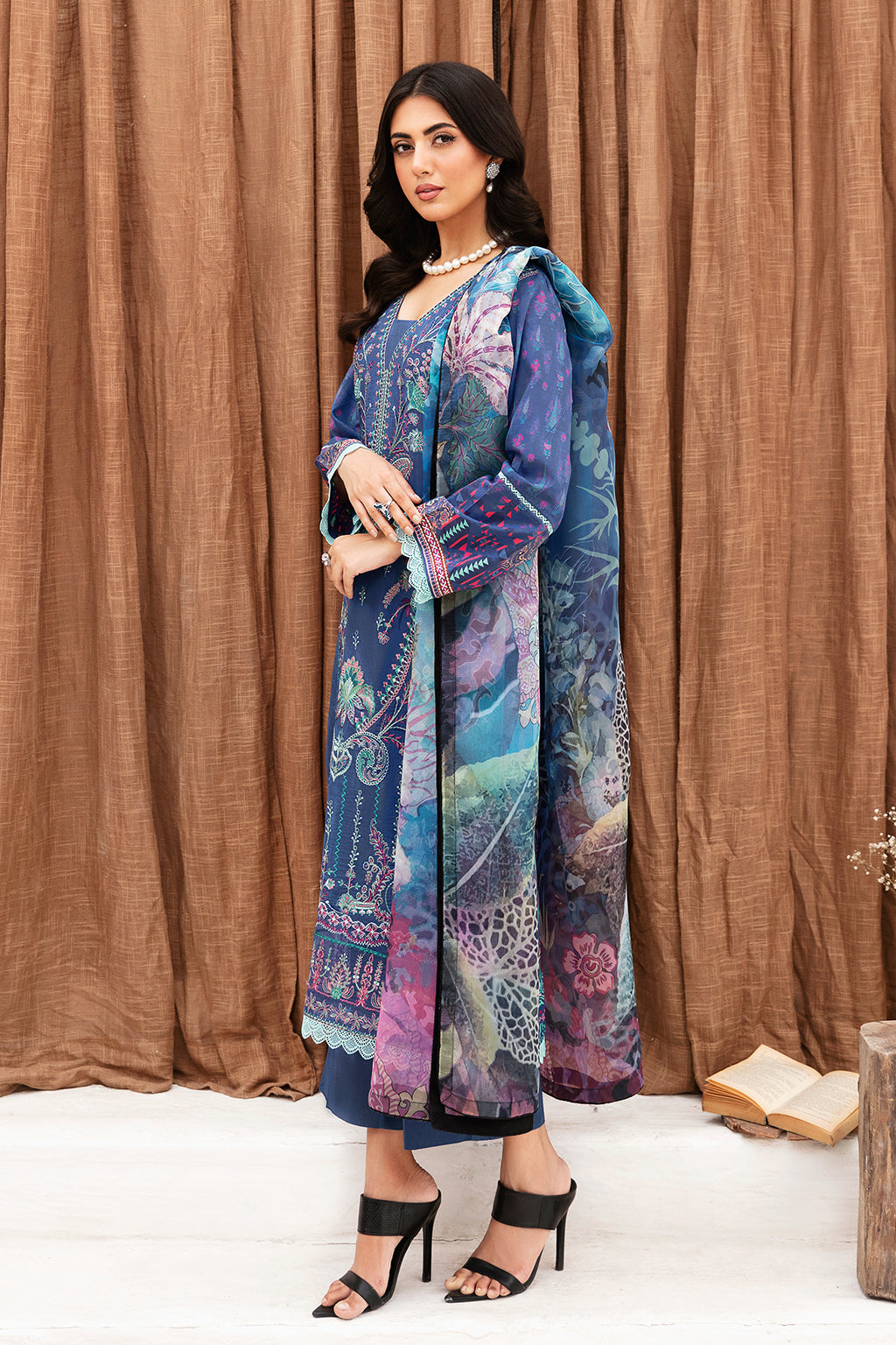 Ramsha | Mashaal Luxury Lawn | L-1112 -  Ramsha Luxury -  House of Maryam