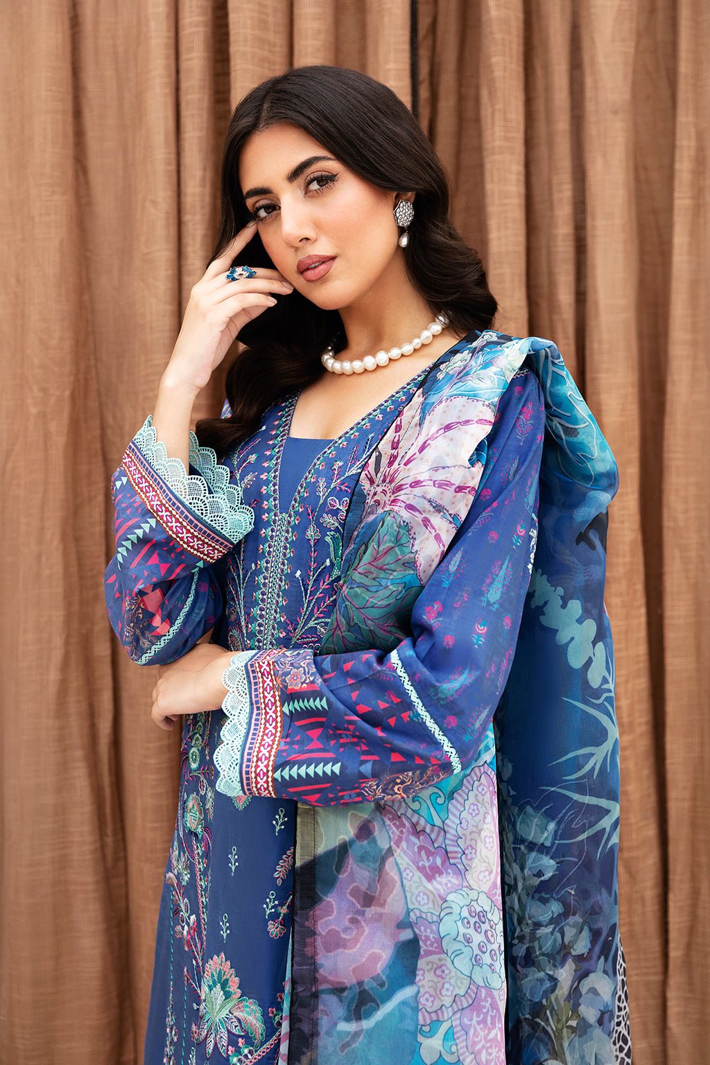 Ramsha | Mashaal Luxury Lawn | L-1112 -  Ramsha Luxury -  House of Maryam