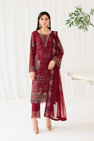 Ramsha | Rangoon Chiffon Collection 24 | D-1004 -  Ramsha Formal - Original Designer Dress - House of Maryam