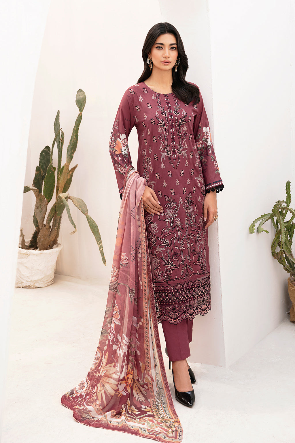 Ramsha | Mashaal Luxury Lawn | L-1108 -  Ramsha Luxury - Original Designer Dress - House of Maryam