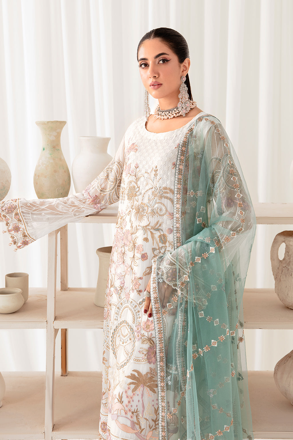 Ramsha | Rangoon Chiffon Collection 24 | D-1005 by Designer Ramsha - House of Maryam - Pakistani Designer Ethnic Wear in {{ shop.shopifyCountryName }}