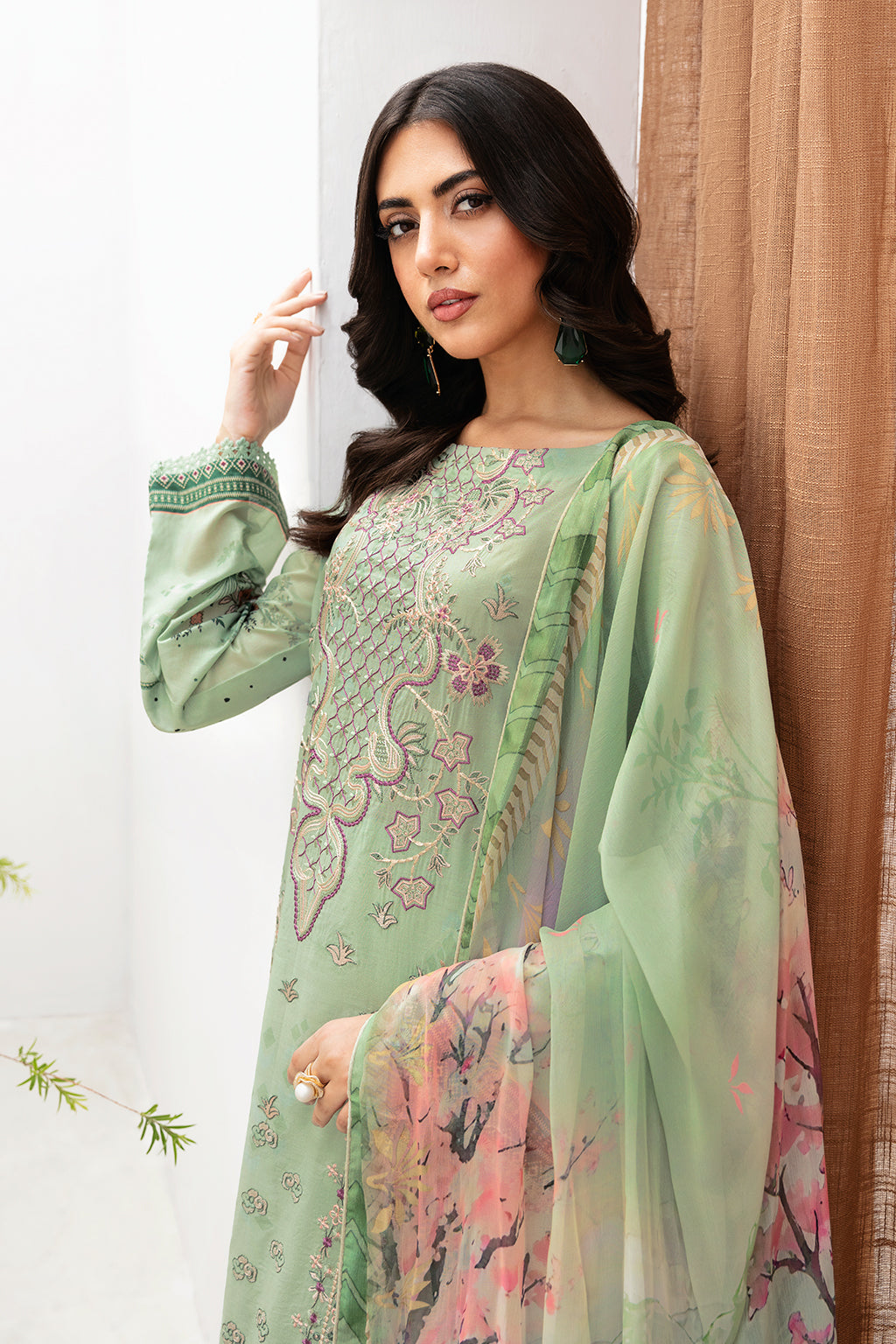 Ramsha | Mashaal Luxury Lawn | L-1101 -  Ramsha Luxury -  House of Maryam