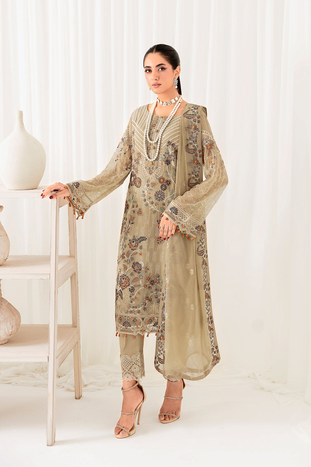 Ramsha | Rangoon Chiffon Collection 24 | D-1001 -  Ramsha Formal - Original Designer Dress - House of Maryam
