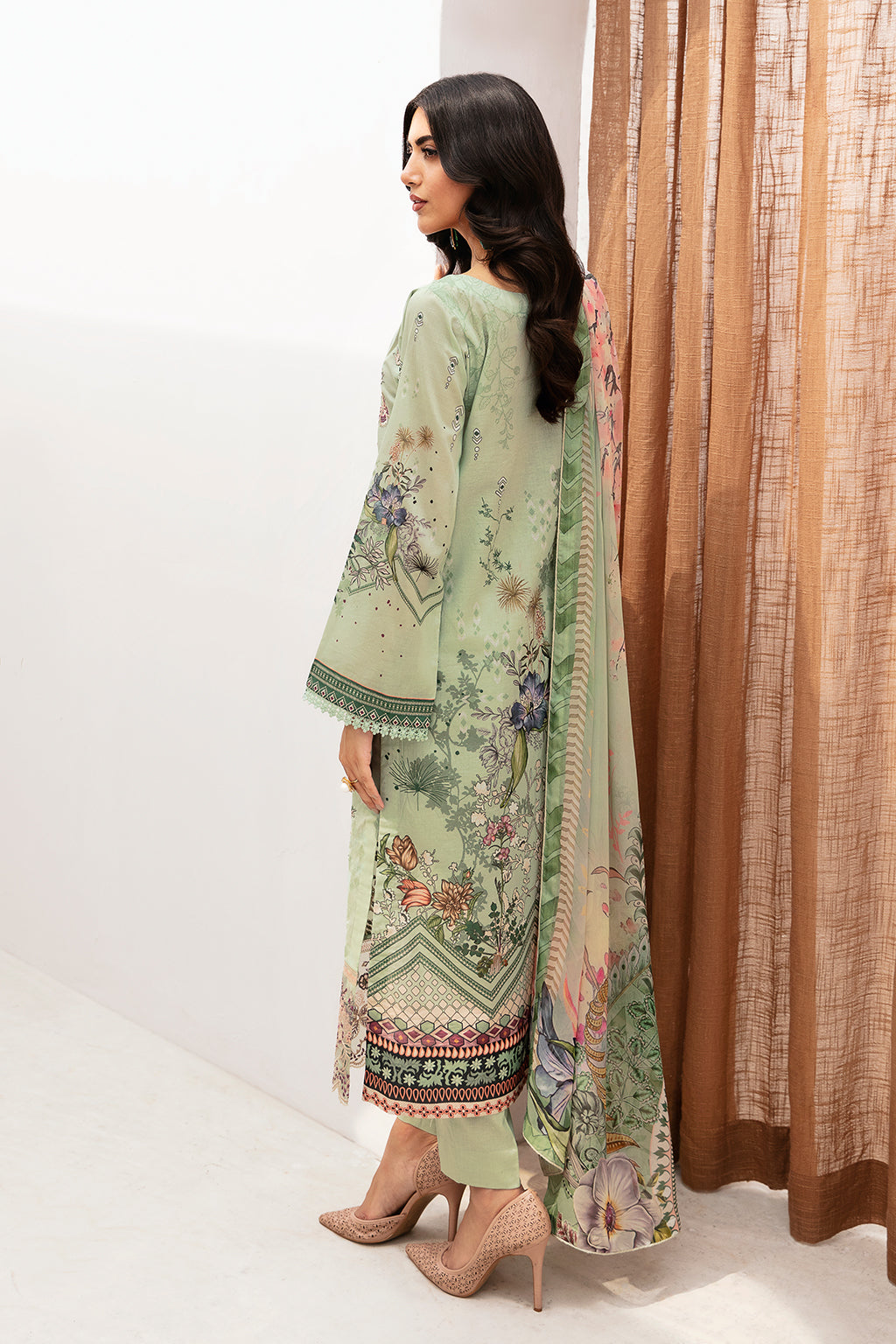 Ramsha | Mashaal Luxury Lawn | L-1101 -  Ramsha Luxury -  House of Maryam