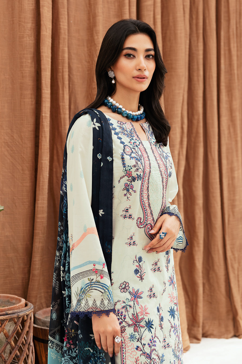Ramsha | Mashaal Luxury Lawn | L-1107 -  Ramsha Luxury - Original Designer Dress - House of Maryam