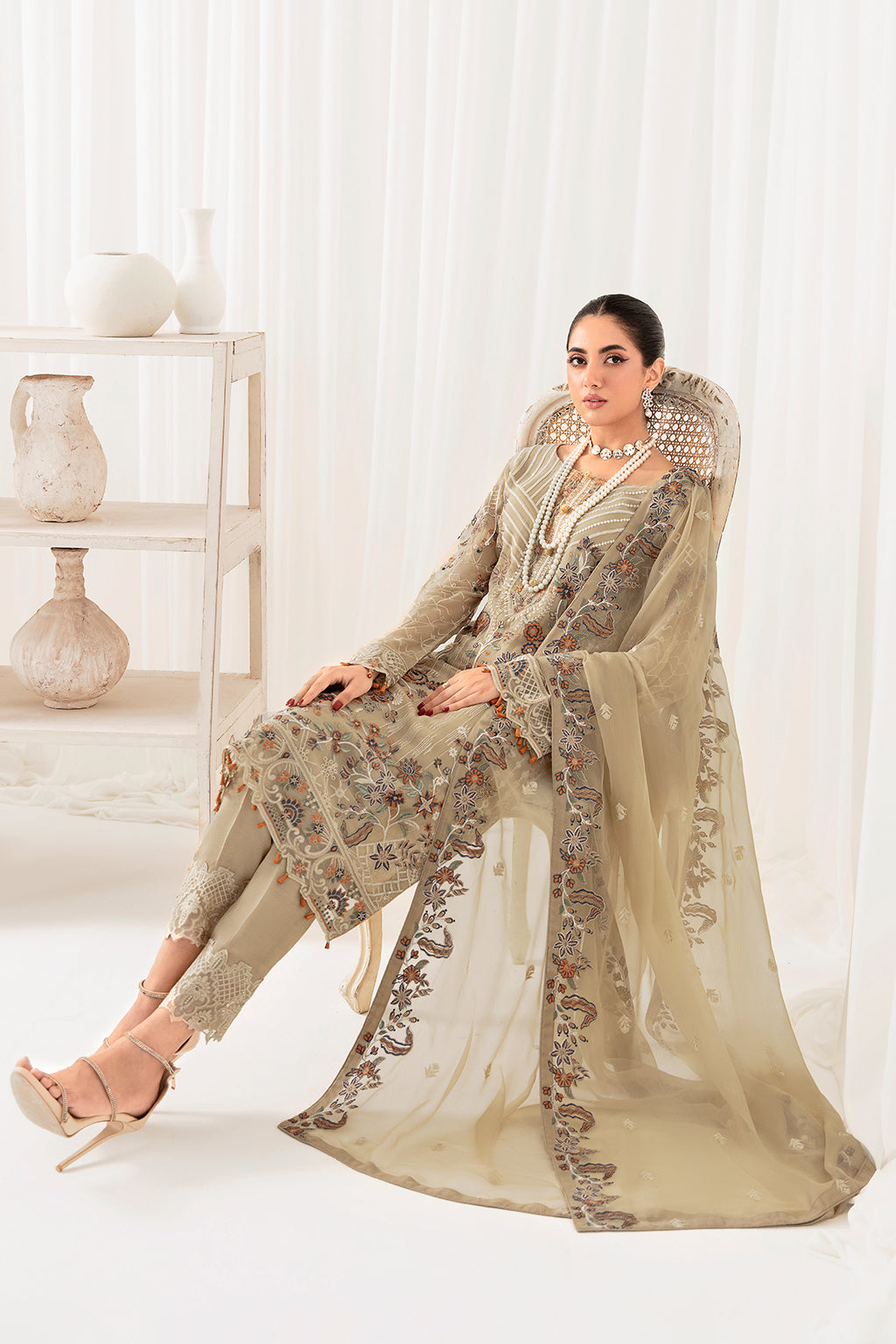 Ramsha | Rangoon Chiffon Collection 24 | D-1001