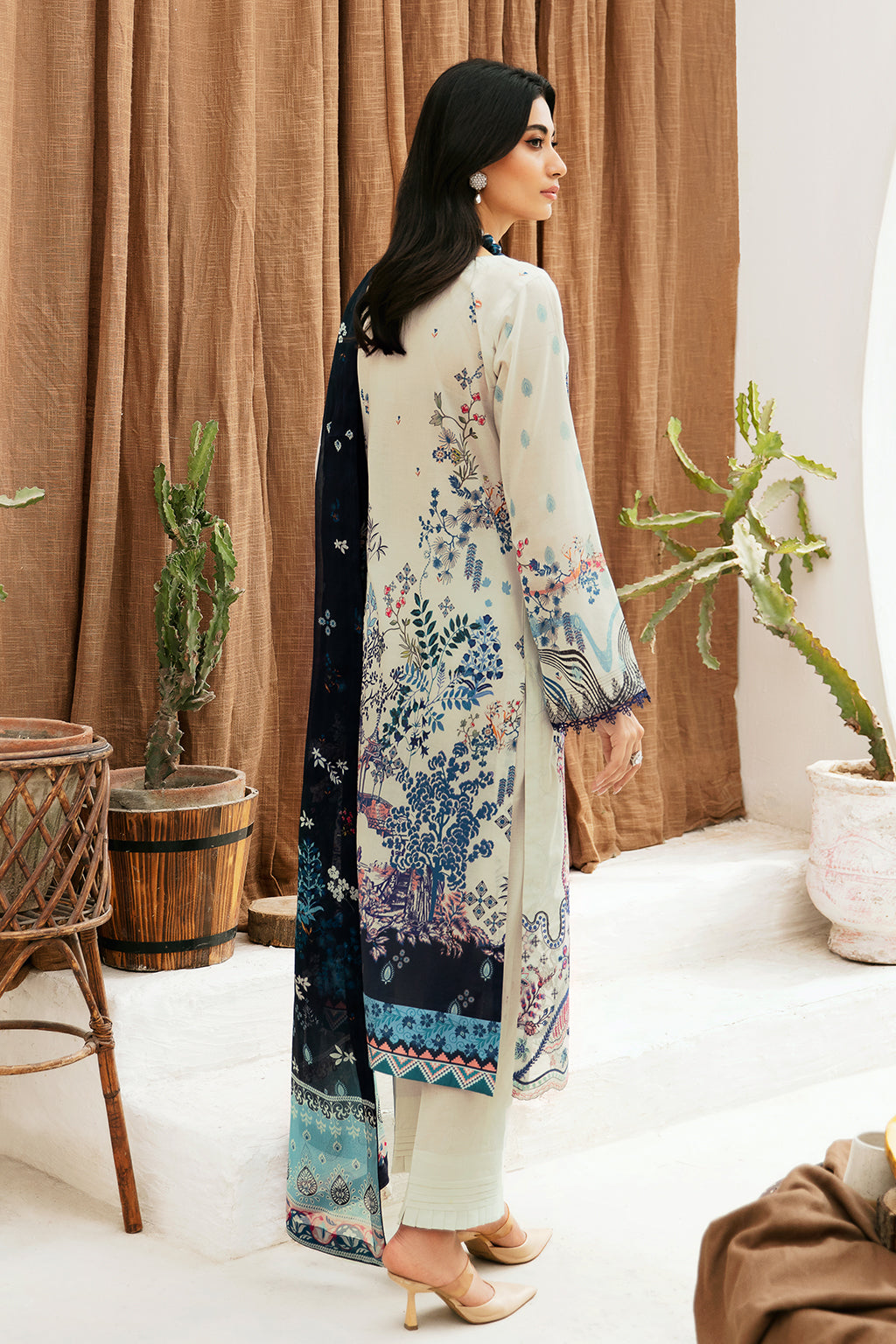 Ramsha | Mashaal Luxury Lawn | L-1107 -  Ramsha Luxury -  House of Maryam