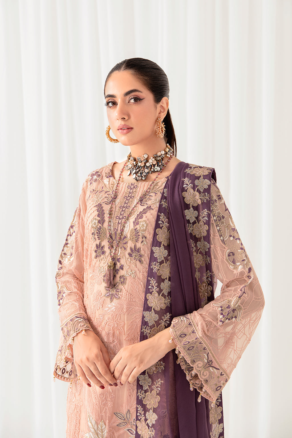 Ramsha | Rangoon Chiffon Collection 24 | D-1007 -  Ramsha Formal - Original Designer Dress - House of Maryam