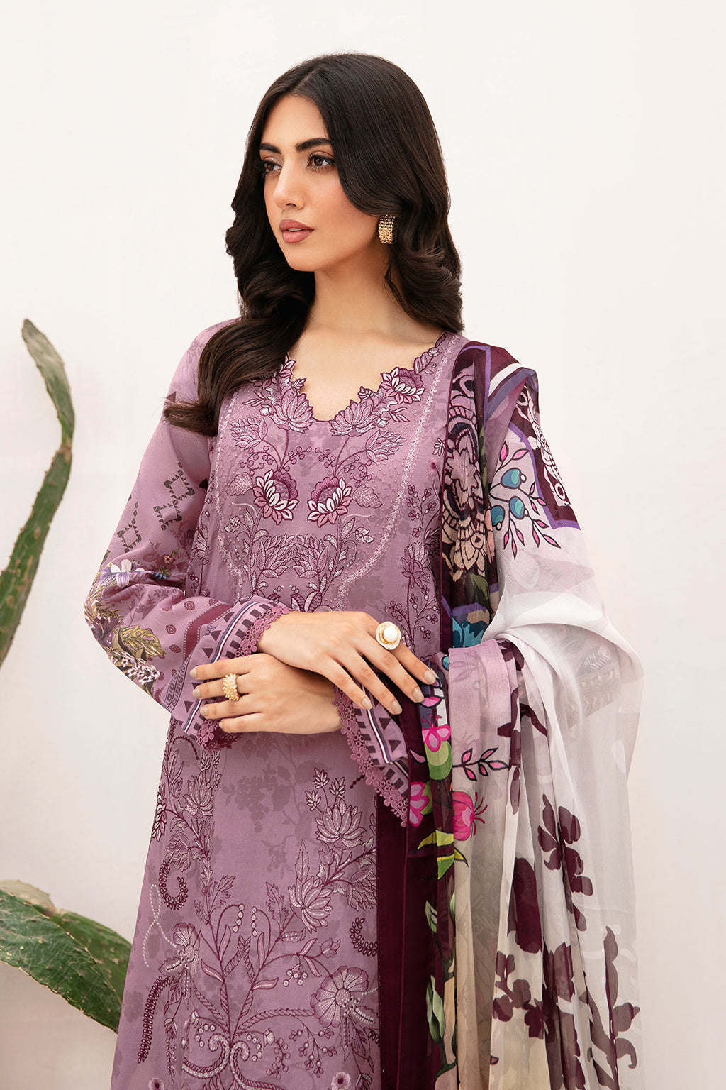 Ramsha | Mashaal Luxury Lawn | L-1103 -  Ramsha Luxury -  House of Maryam