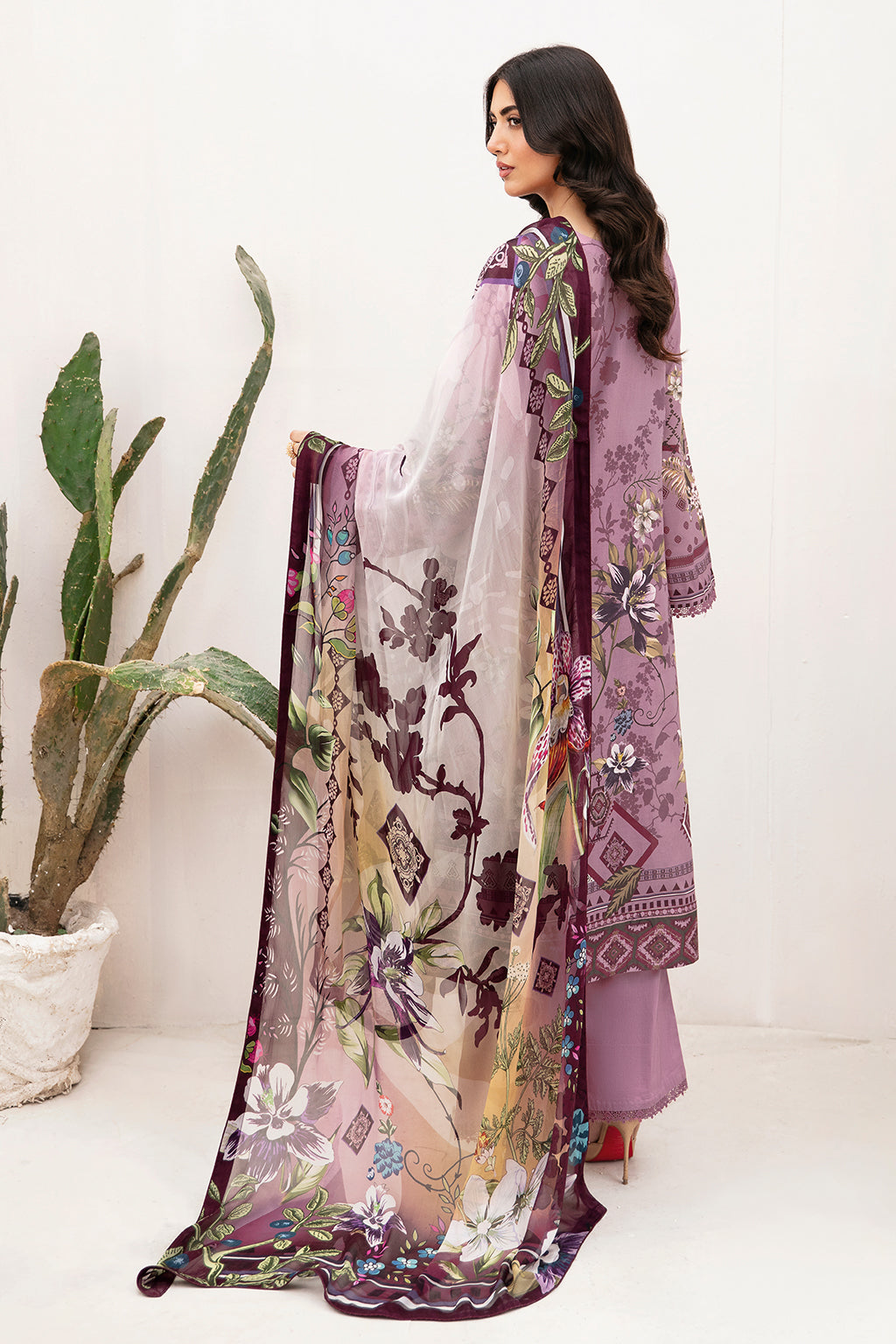 Ramsha | Mashaal Luxury Lawn | L-1103 -  Ramsha Luxury -  House of Maryam