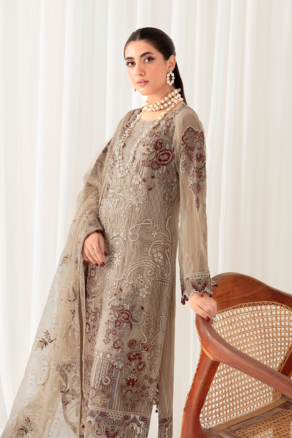 Ramsha | Rangoon Chiffon Collection 24 | D-1009 -  Ramsha Formal - Original Designer Dress - House of Maryam