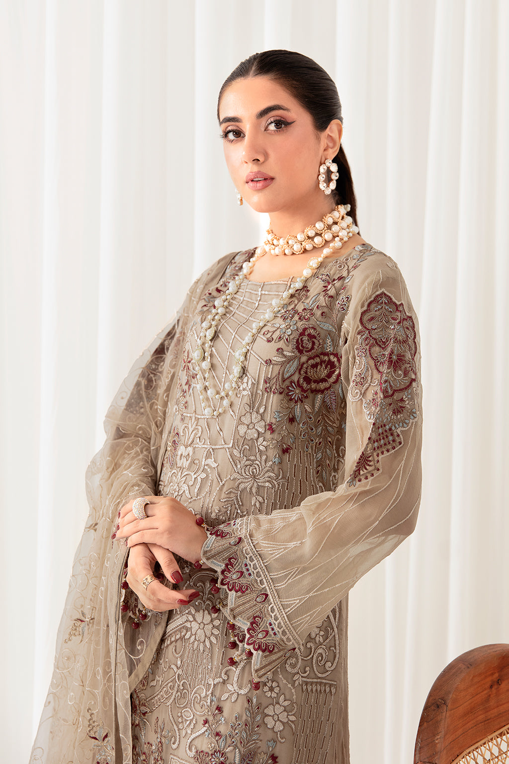 Ramsha | Rangoon Chiffon Collection 24 | D-1009 -  Ramsha Formal - Original Designer Dress - House of Maryam