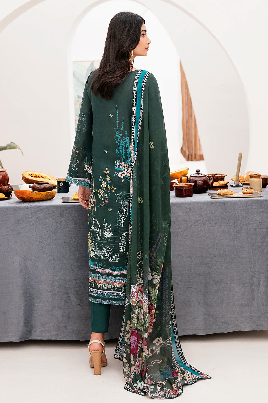 Ramsha | Mashaal Luxury Lawn | L-1109 -  Ramsha Luxury - Original Designer Dress - House of Maryam