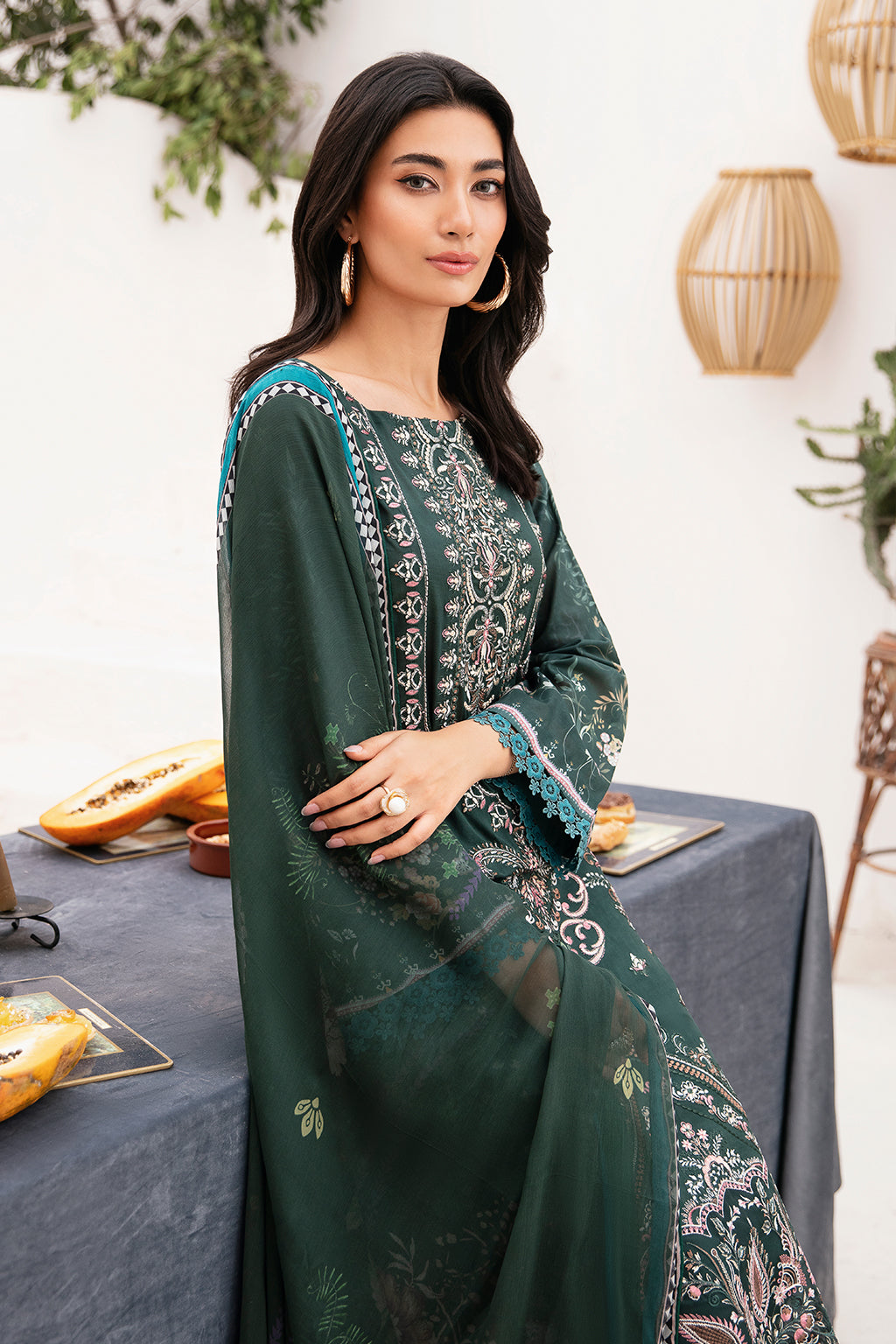 Ramsha | Mashaal Luxury Lawn | L-1109 -  Ramsha Luxury - Original Designer Dress - House of Maryam