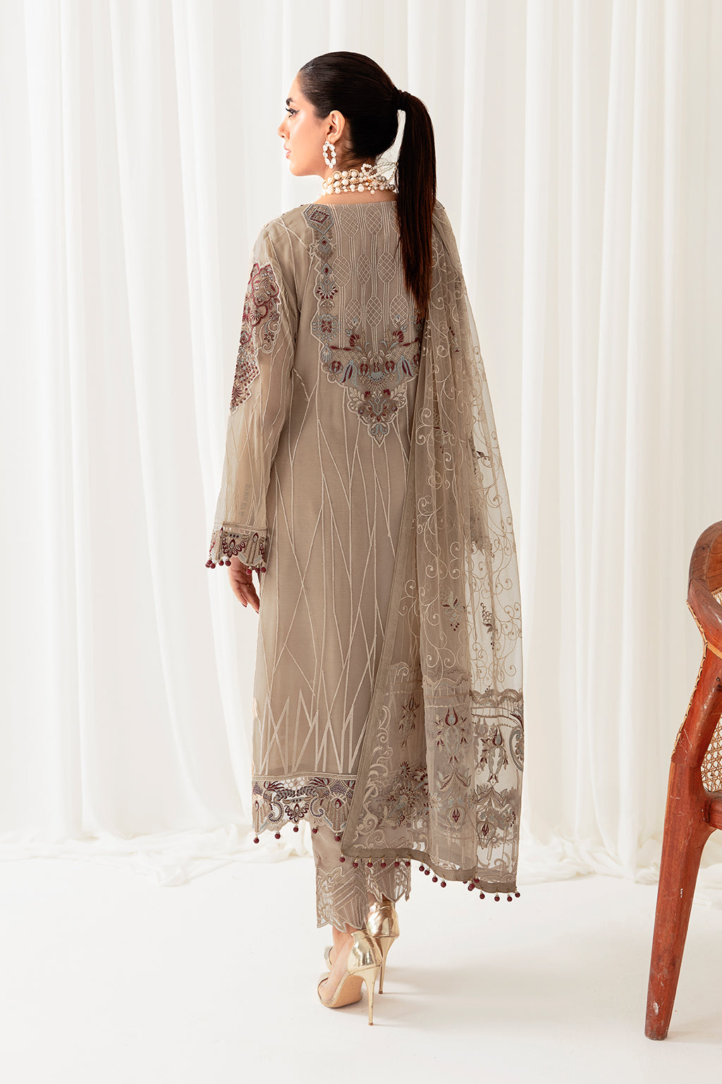 Ramsha | Rangoon Chiffon Collection 24 | D-1009 by Designer Ramsha - House of Maryam - Pakistani Designer Ethnic Wear in {{ shop.shopifyCountryName }}