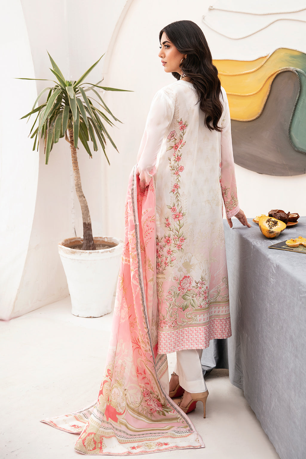 Ramsha | Mashaal Luxury Lawn | L-1104 -  Ramsha Luxury - Original Designer Dress - House of Maryam