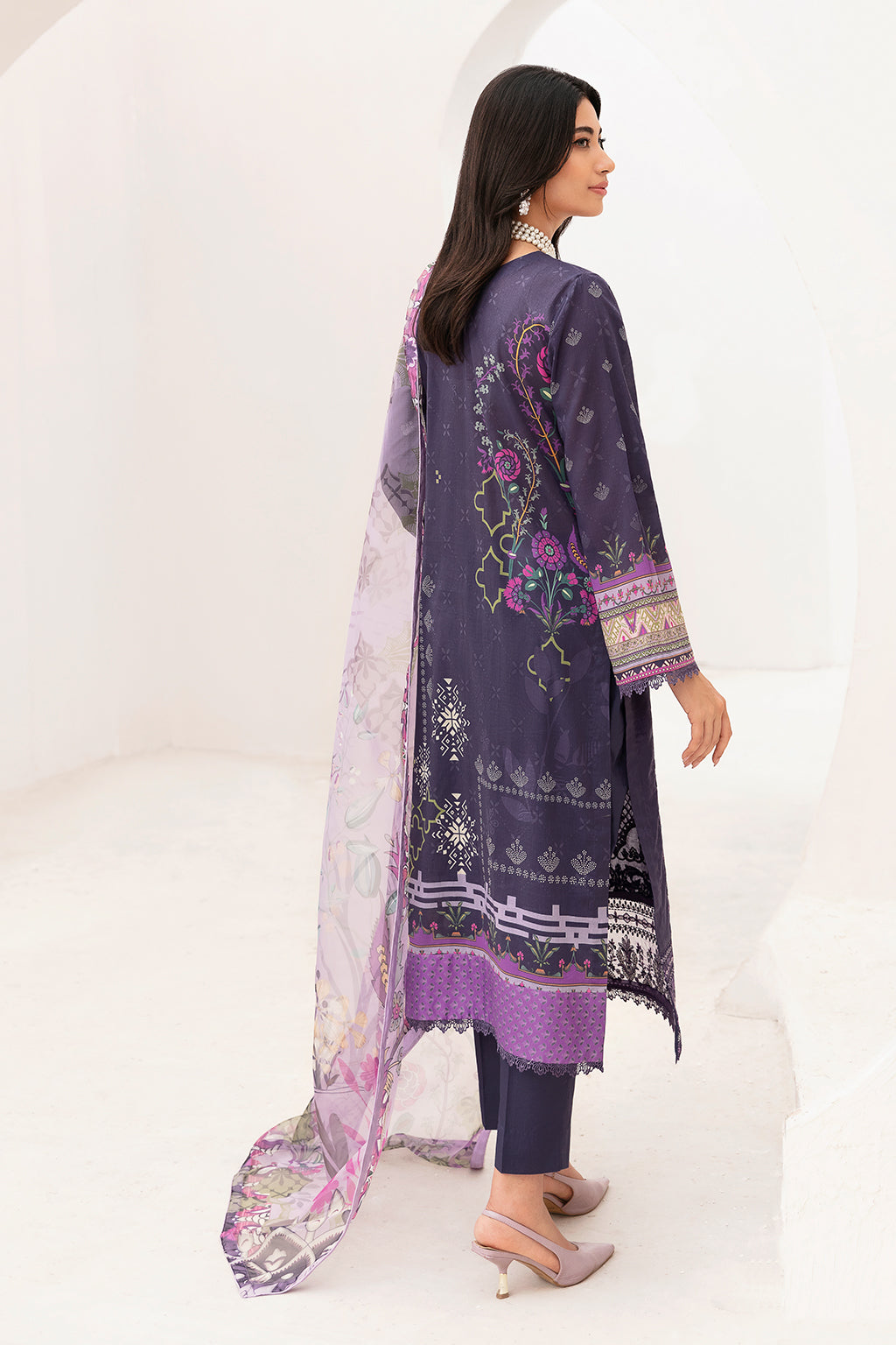 Ramsha | Mashaal Luxury Lawn | L-1105 -  Ramsha Luxury - Original Designer Dress - House of Maryam