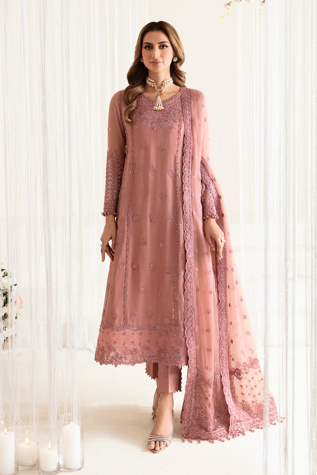 Alizeh | Reena Wedding Edits | AF-HM-4016-CRIMSON by Designer Alizeh - House of Maryam - Pakistani Designer Ethnic Wear in {{ shop.shopifyCountryName }}