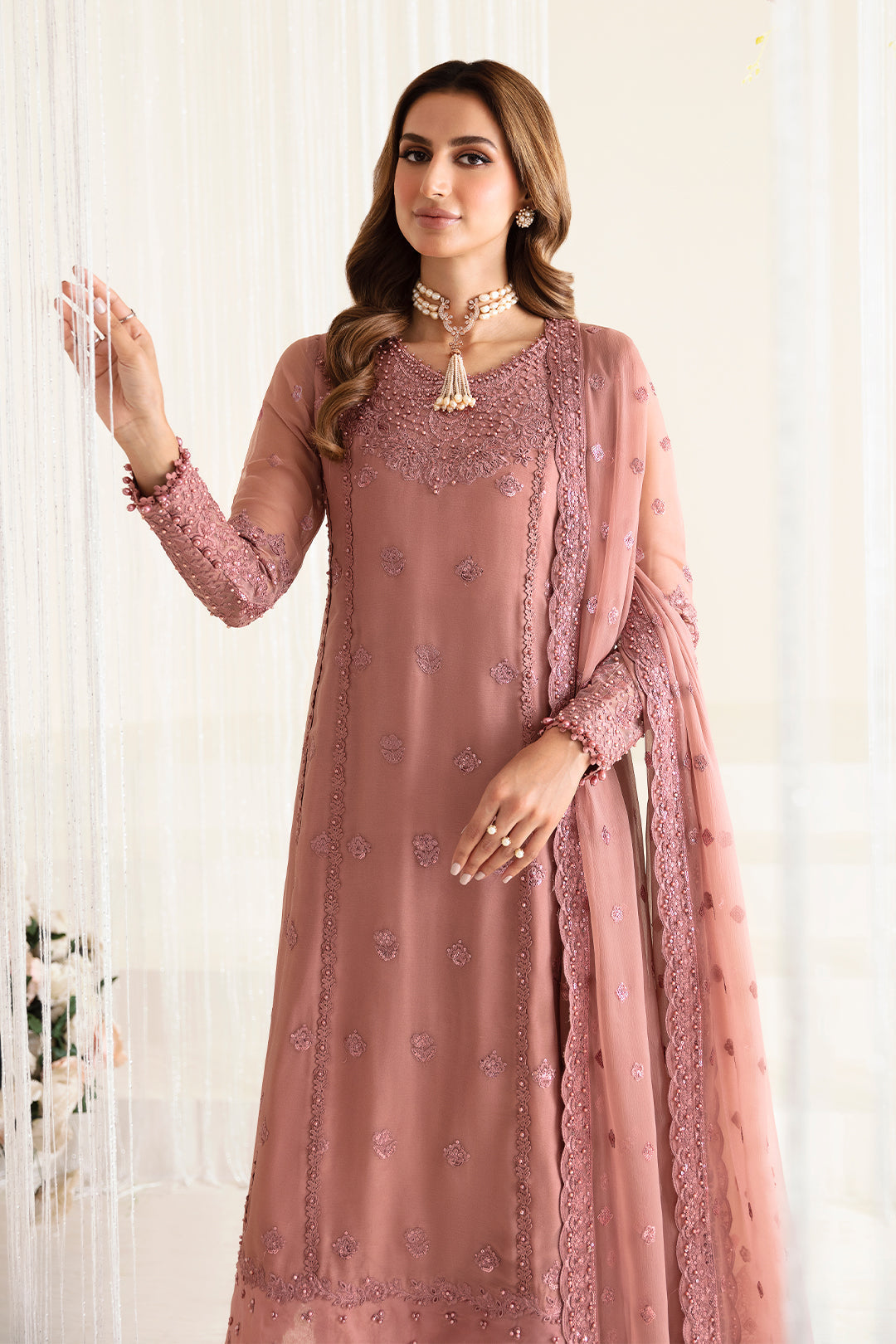 Alizeh | Reena Wedding Edits | AF-HM-4016-CRIMSON -  Alizeh Formal - Original Designer Dress - House of Maryam