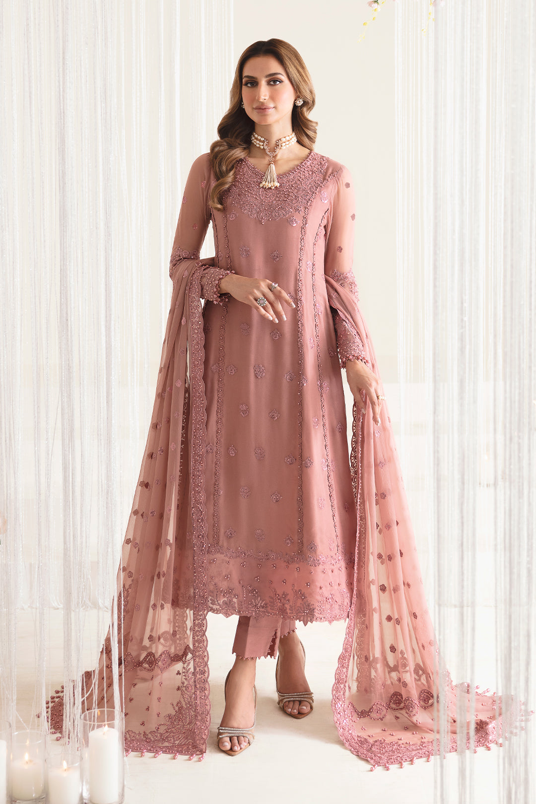 Alizeh | Reena Wedding Edits | AF-HM-4016-CRIMSON -  Alizeh Formal - Original Designer Dress - House of Maryam