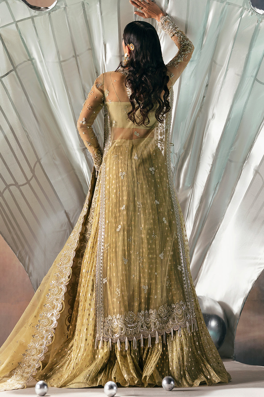 Afrozeh | Wild Flower Bloom Luxury Formals | Adelle -  Afrozeh Formal - Original Designer Dress - House of Maryam