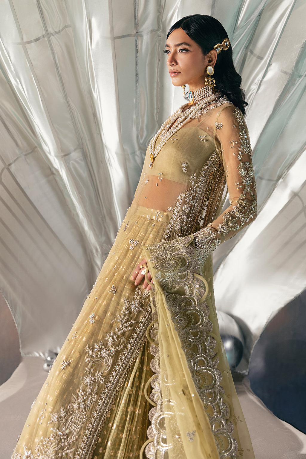 Afrozeh | Wild Flower Bloom Luxury Formals | Adelle -  Afrozeh Formal - Original Designer Dress - House of Maryam