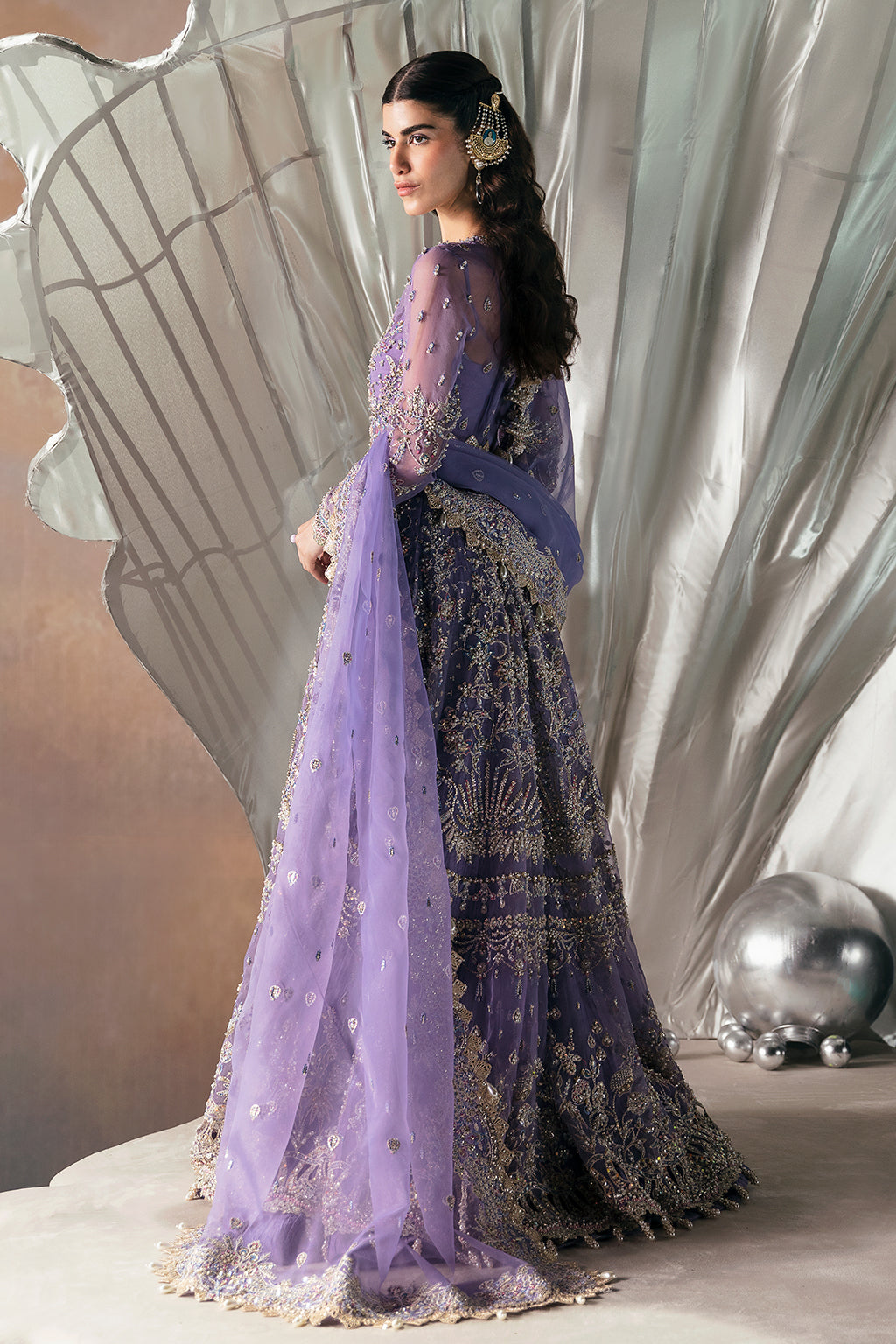 Afrozeh | Wild Flower Bloom Luxury Formals | Eloah -  Afrozeh Formal - Original Designer Dress - House of Maryam