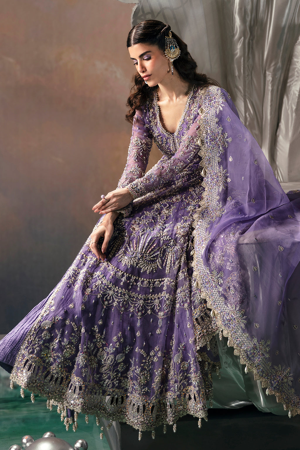 Afrozeh | Wild Flower Bloom Luxury Formals | Eloah -  Afrozeh Formal - Original Designer Dress - House of Maryam