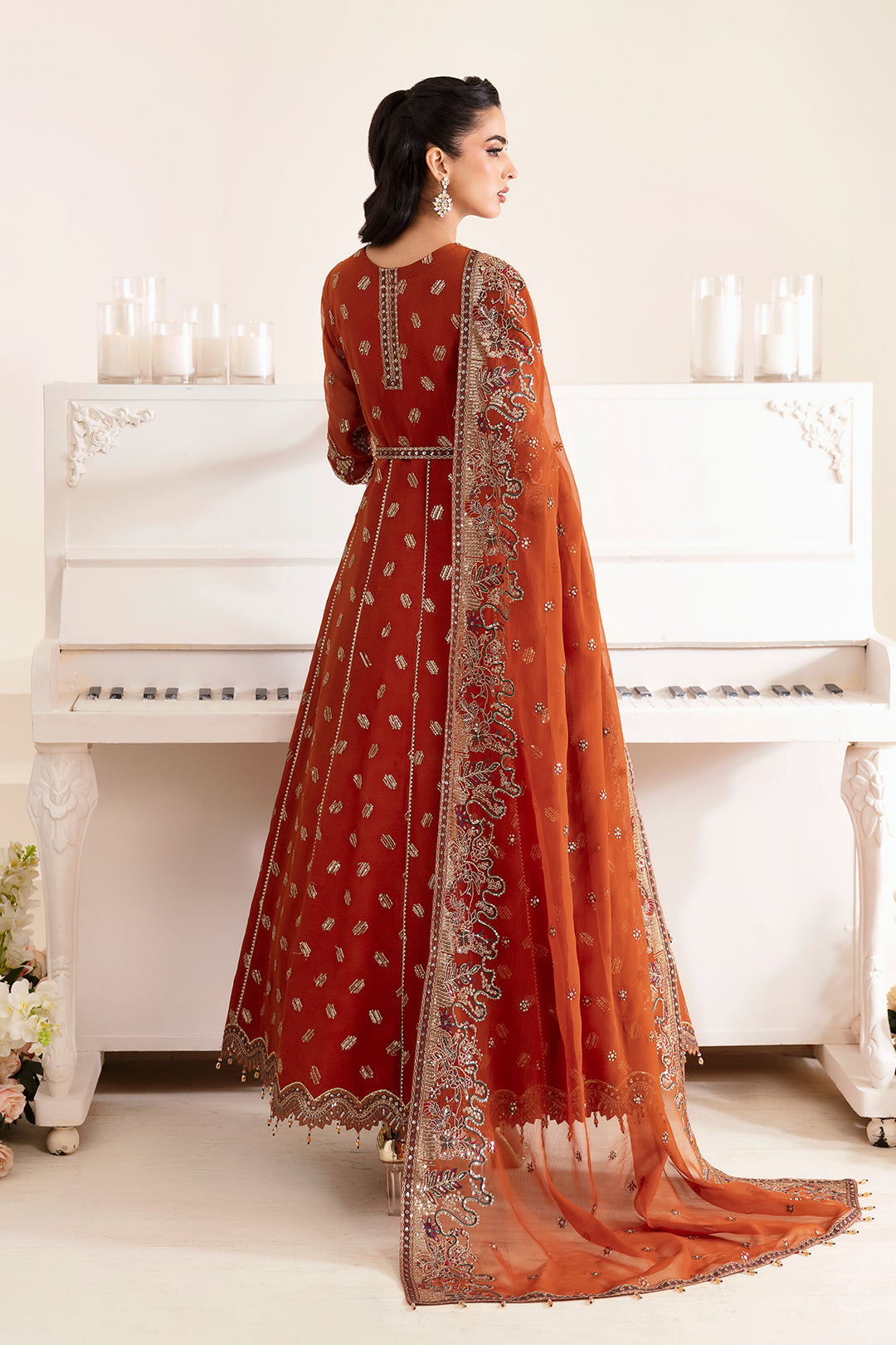 Alizeh | Reena Wedding Edits | AF-HM-4014-RUSTIC by Designer Alizeh - House of Maryam - Pakistani Designer Ethnic Wear in {{ shop.shopifyCountryName }}