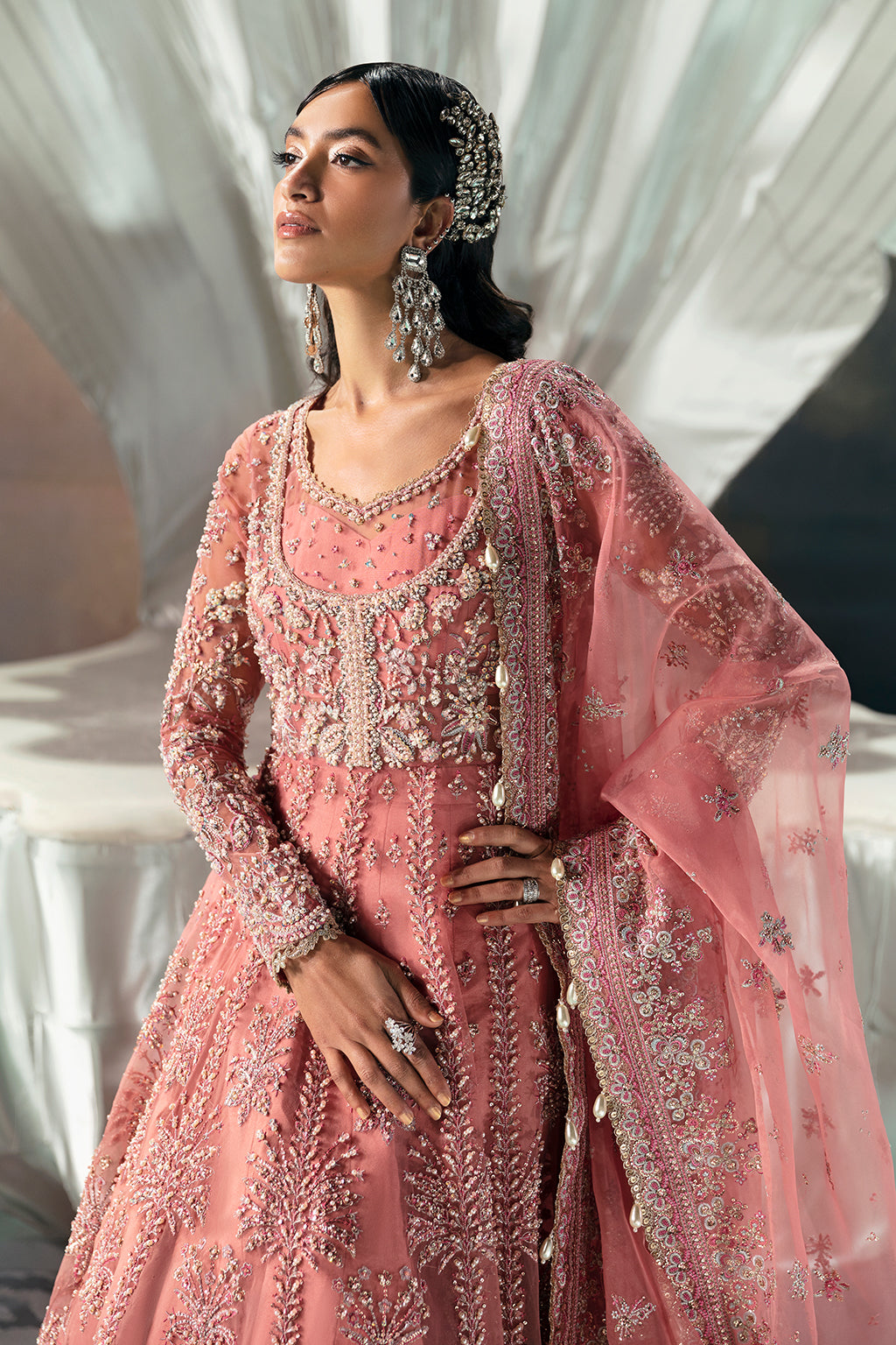 Afrozeh | Wild Flower Bloom Luxury Formals | Felicia -  Afrozeh Formal - Original Designer Dress - House of Maryam