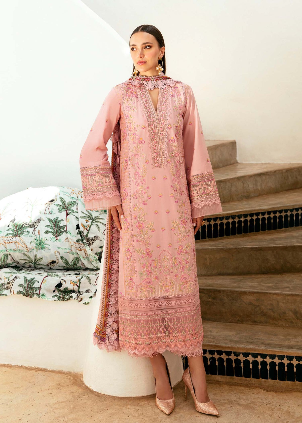 kanwal Malik | Mayal Luxury Lawn | Raham -  Kanwal Malik Luxury - Original Designer Dress - House of Maryam