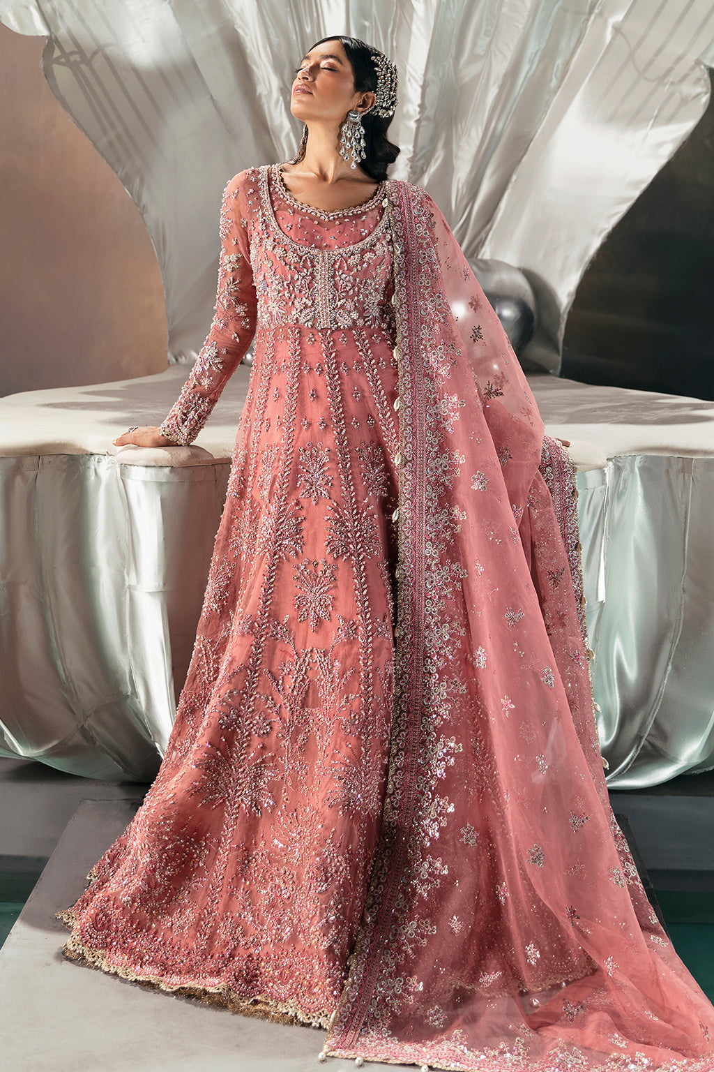 Afrozeh | Wild Flower Bloom Luxury Formals | Felicia -  Afrozeh Formal - Original Designer Dress - House of Maryam