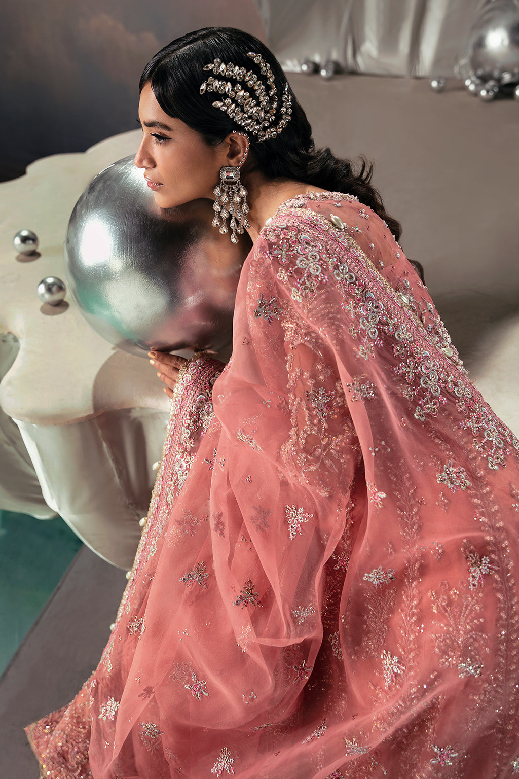 Afrozeh | Wild Flower Bloom Luxury Formals | Felicia -  Afrozeh Formal - Original Designer Dress - House of Maryam