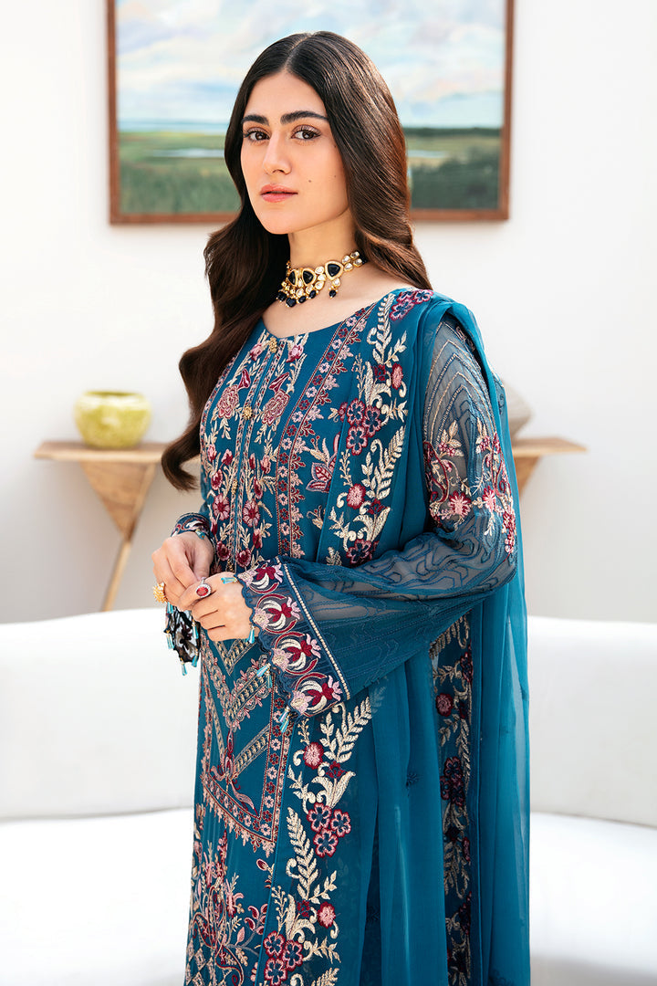 Ramsha | Chevron Chiffon Collection | A-811 -  Ramsha Casuals - Original Designer Dress - House of Maryam