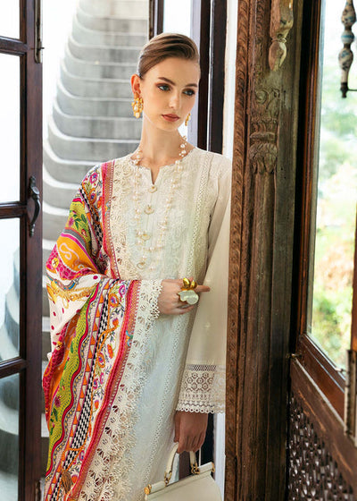 kanwal Malik | Mayal Luxury Lawn | Cerise -  Kanwal Malik Luxury - Original Designer Dress - House of Maryam
