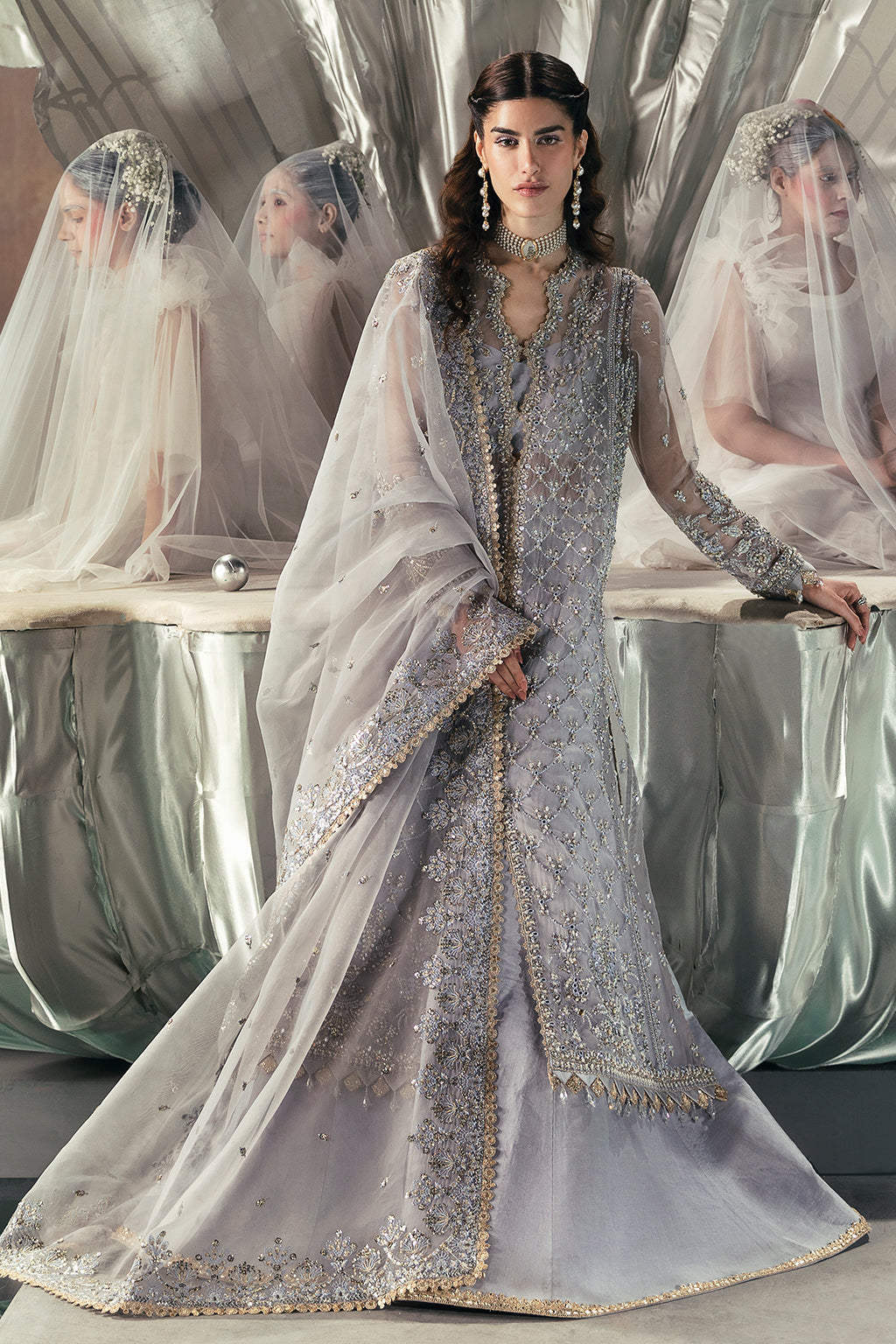 Afrozeh | Wild Flower Bloom Luxury Formals | Leona -  Afrozeh Formal - Original Designer Dress - House of Maryam