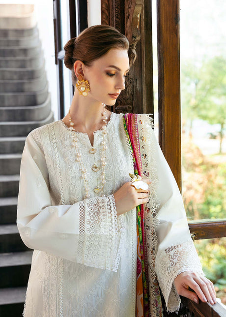 kanwal Malik | Mayal Luxury Lawn | Cerise -  Kanwal Malik Luxury - Original Designer Dress - House of Maryam
