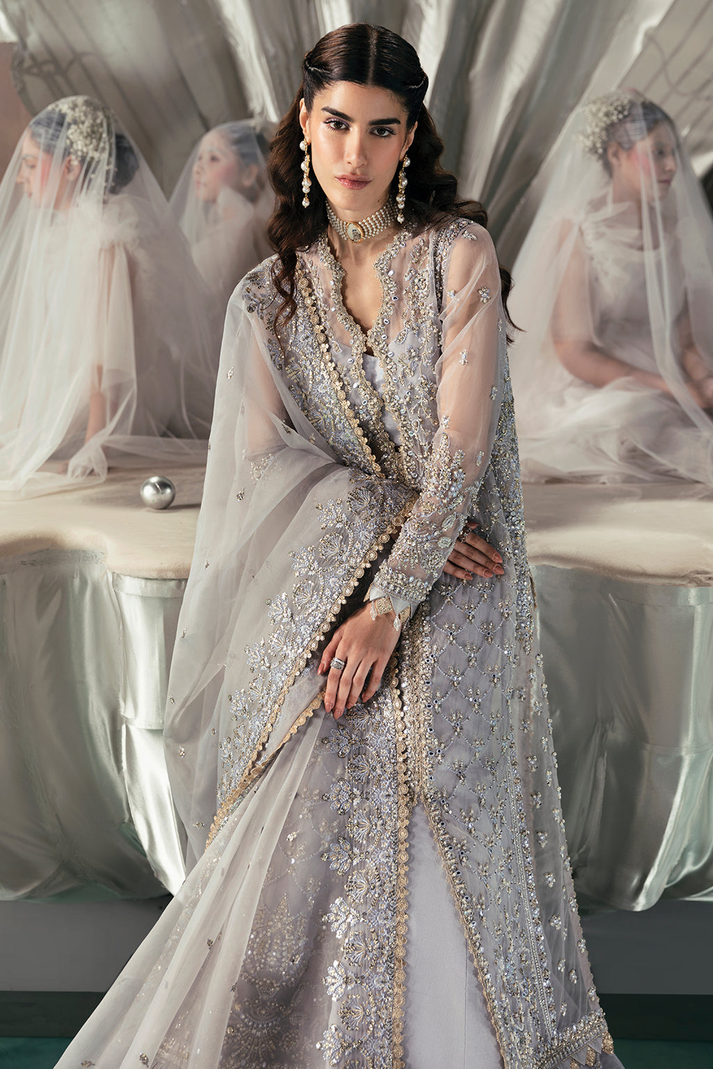 Afrozeh | Wild Flower Bloom Luxury Formals | Leona -  Afrozeh Formal - Original Designer Dress - House of Maryam