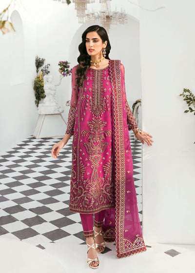 Akbar Aslam Isla organza formal suit