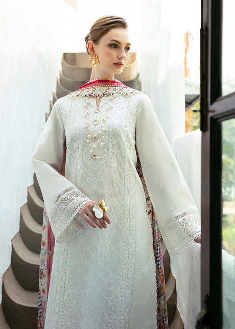 kanwal Malik | Mayal Luxury Lawn | Cerise -  Kanwal Malik Luxury - Original Designer Dress - House of Maryam