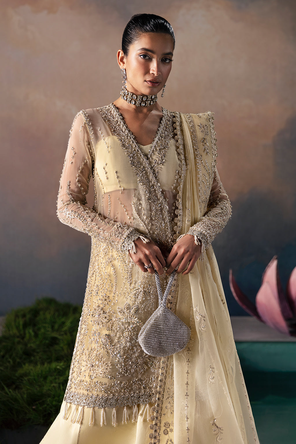 Afrozeh | Wild Flower Bloom Luxury Formals | Luana -  Afrozeh Bridal - Original Designer Dress - House of Maryam
