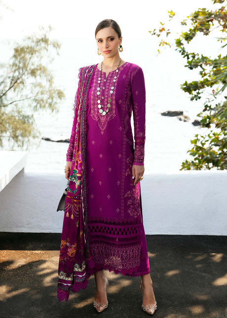 kanwal Malik | Mayal Luxury Lawn | Samar -  Kanwal Malik Luxury - Original Designer Dress - House of Maryam