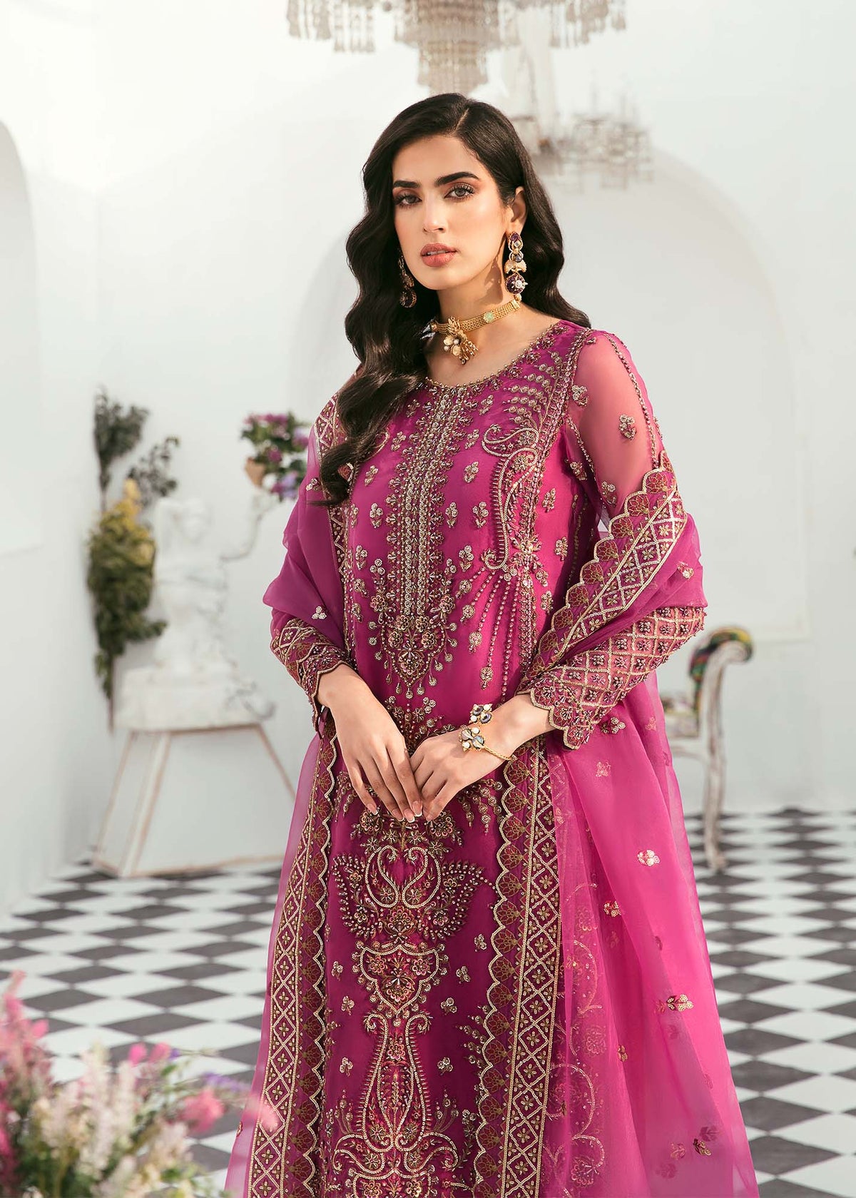 Akbar Aslam Isla organza formal suit, photo 2